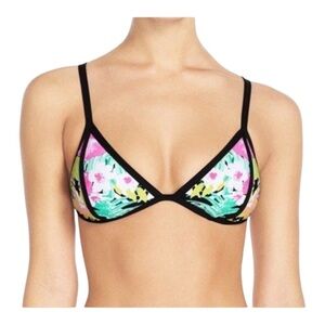 Bikini Lab It Takes Hue Triangle Bikini Top NWT